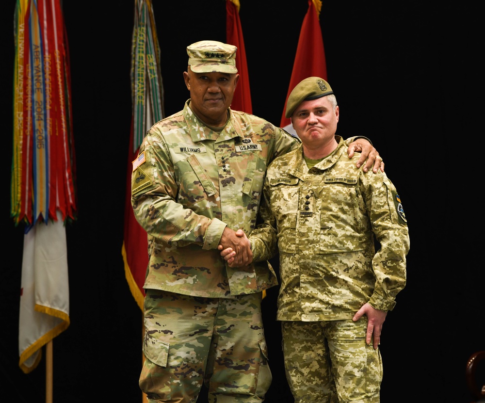 U.S. Army General Christopher Donahue assumes command of U.S. Army Europe and Africa