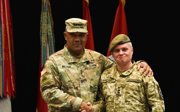 U.S. Army General Christopher Donahue assumes command of U.S. Army Europe and Africa