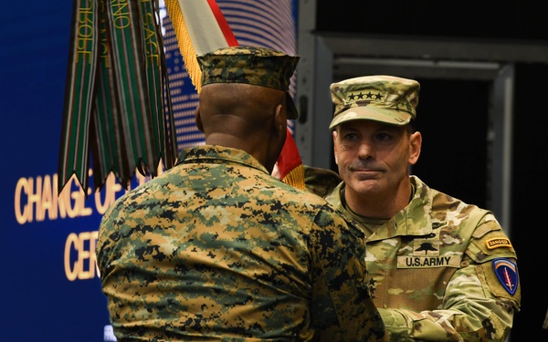 U.S. Army General Christopher Donahue assumes command of U.S. Army Europe and Africa