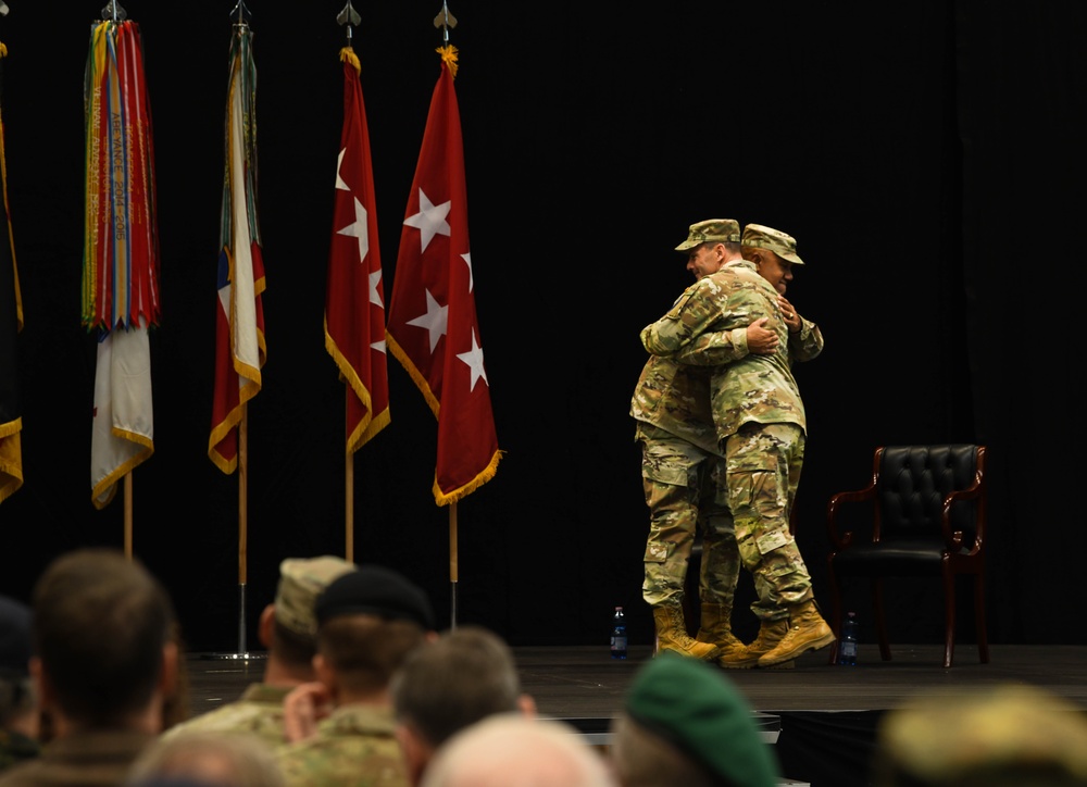 U.S. Army General Christopher Donahue assumes command of U.S. Army Europe and Africa