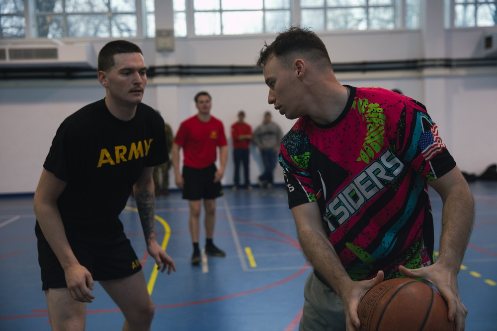 5-25 FAR Plays Basketball as part of Sports Week at MKAB