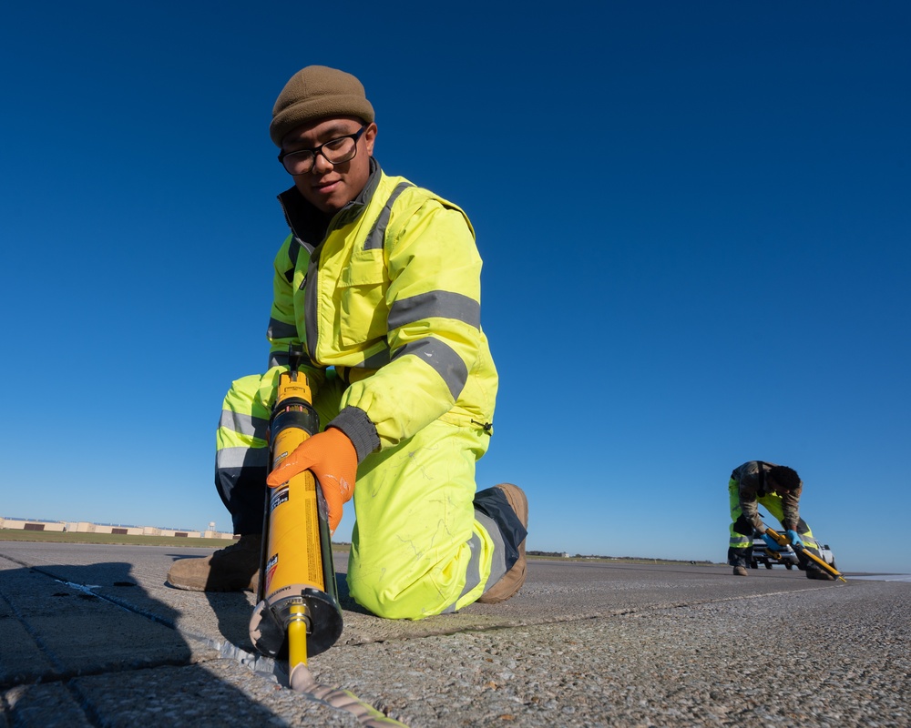 airfield crack repair