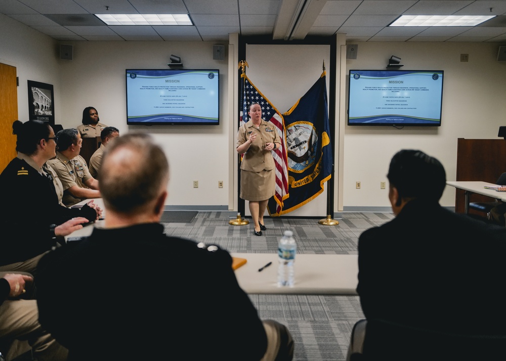 BUMED leadership visits NMRTU Mayport