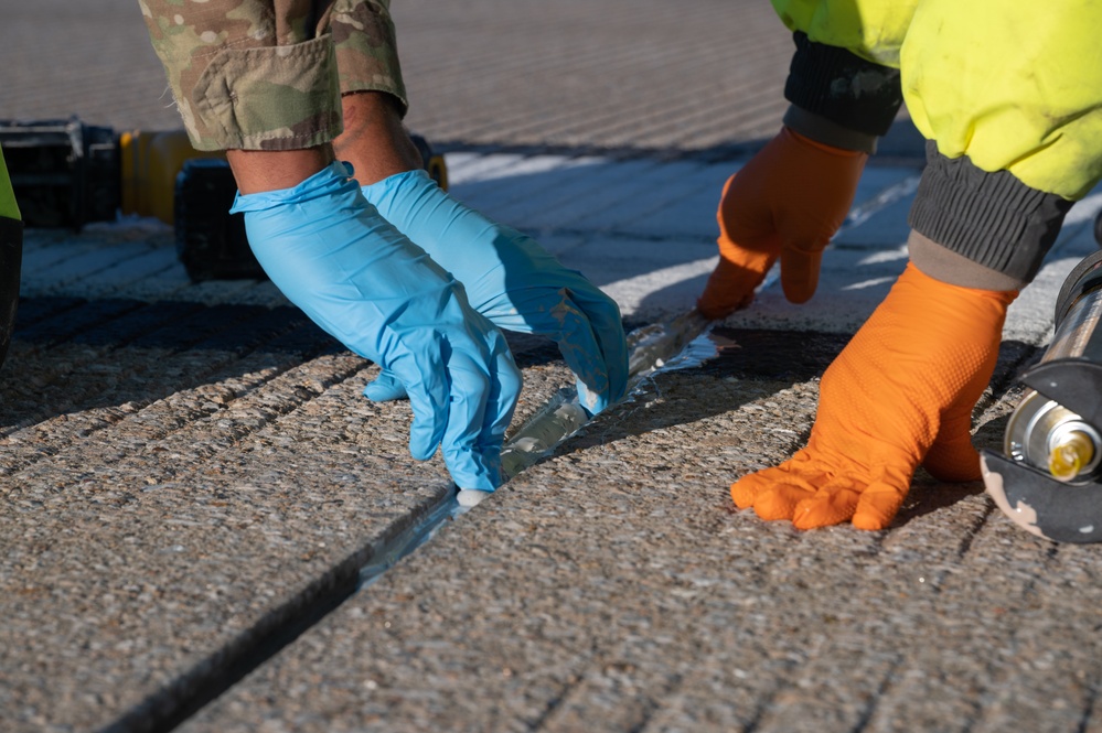 airfield crack repair