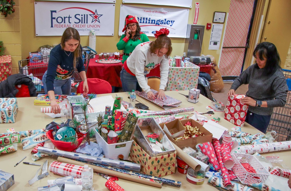 Fort Sill's Toys for Kids Program brightens military families' holidays