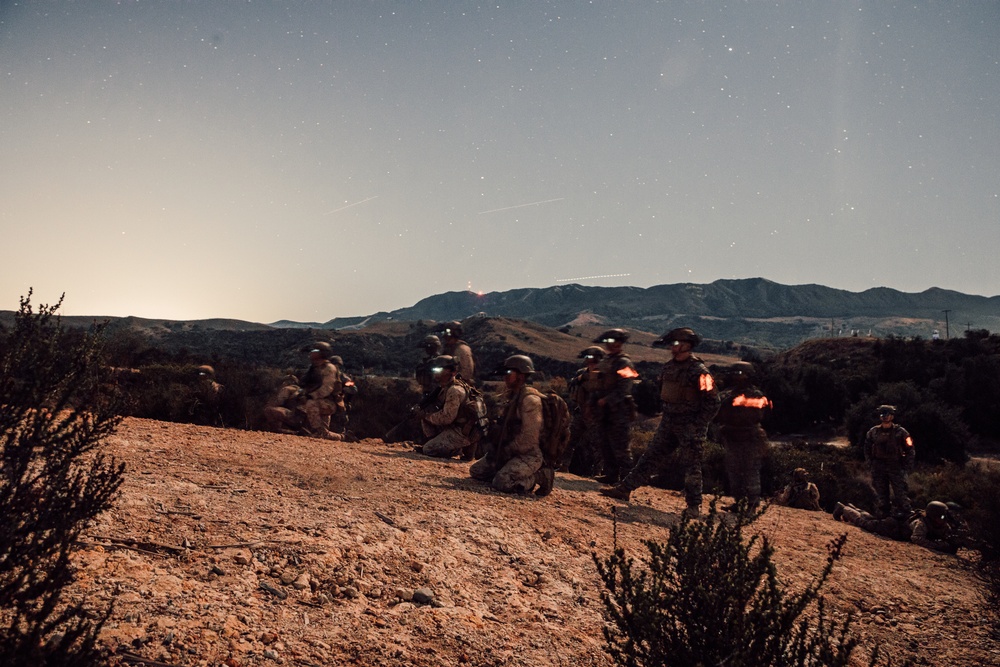 3rd Bn., 1st Marines conducts supported night attacks