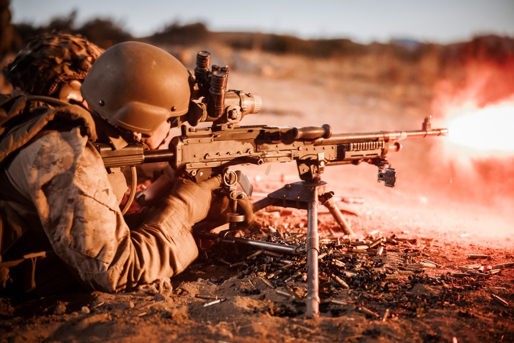 3rd Bn., 1st Marines conducts supported night attacks