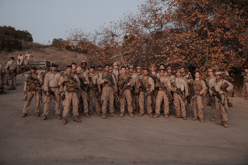 3rd Bn., 1st Marines conducts supported night attacks