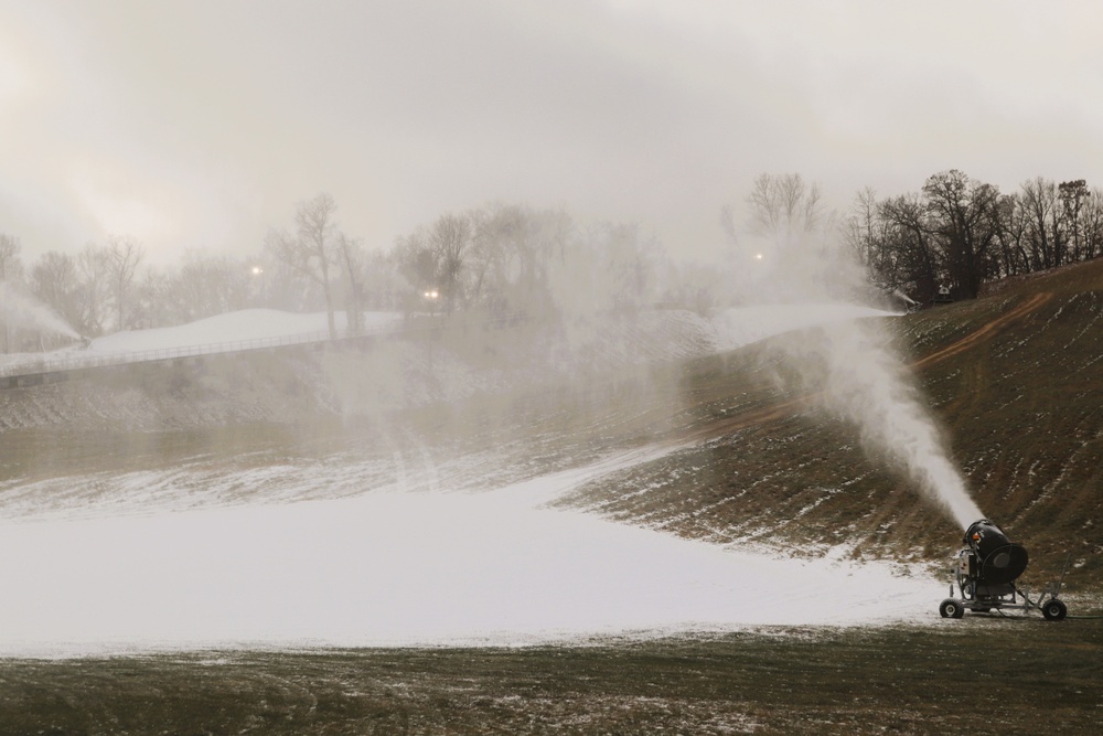 Fort McCoy staff preparing Whitetail Ridge Ski Area for late-December 2024 opening