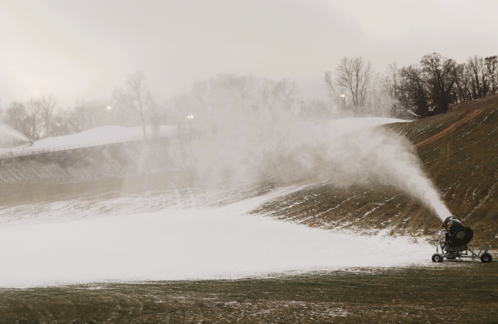 Fort McCoy staff preparing Whitetail Ridge Ski Area for late-December 2024 opening