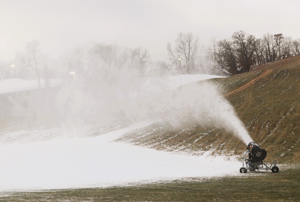 Fort McCoy staff preparing Whitetail Ridge Ski Area for late-December 2024 opening