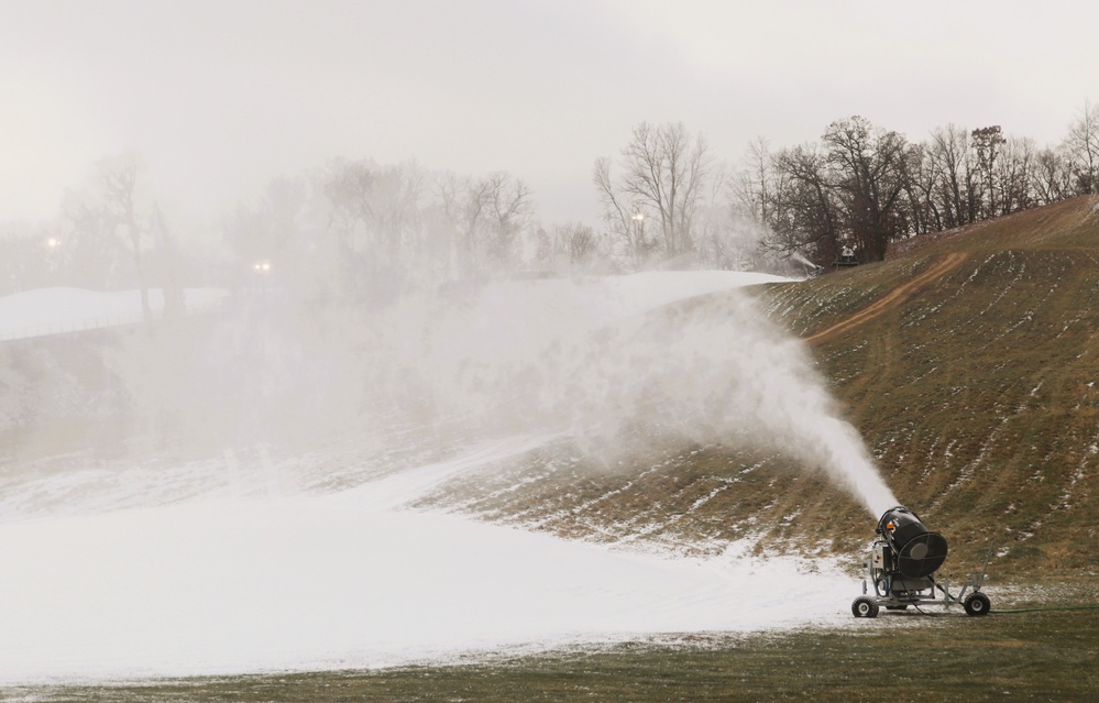 Fort McCoy staff preparing Whitetail Ridge Ski Area for late-December 2024 opening