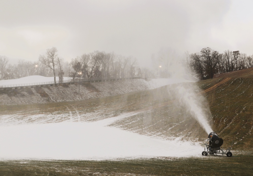 Fort McCoy staff preparing Whitetail Ridge Ski Area for late-December 2024 opening