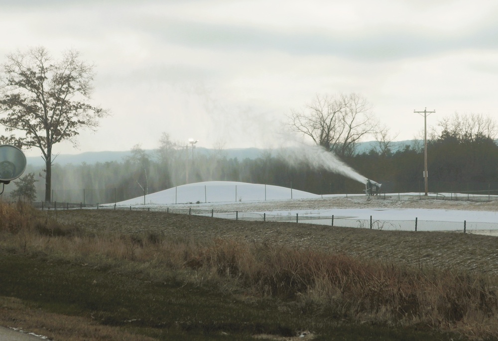 Fort McCoy staff preparing Whitetail Ridge Ski Area for late-December 2024 opening