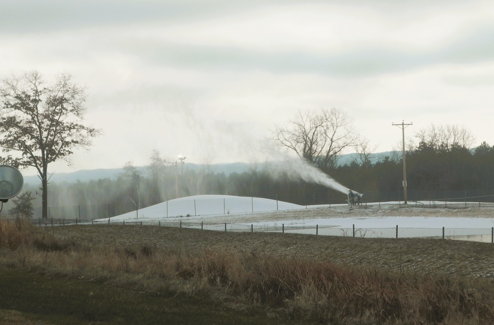 Fort McCoy staff preparing Whitetail Ridge Ski Area for late-December 2024 opening