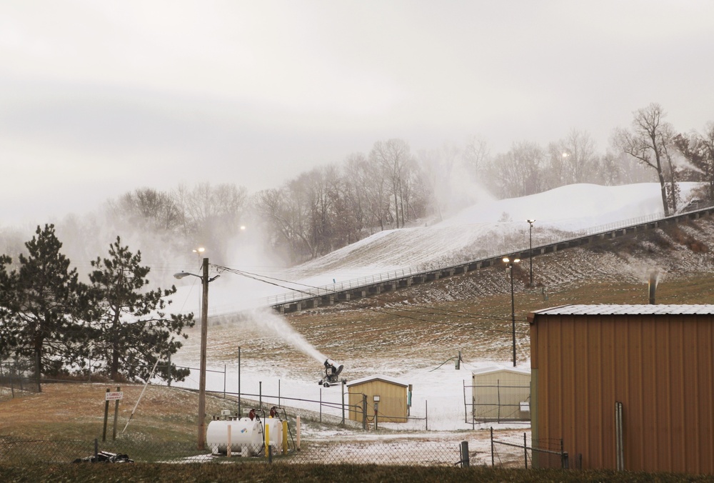 Fort McCoy staff preparing Whitetail Ridge Ski Area for late-December 2024 opening