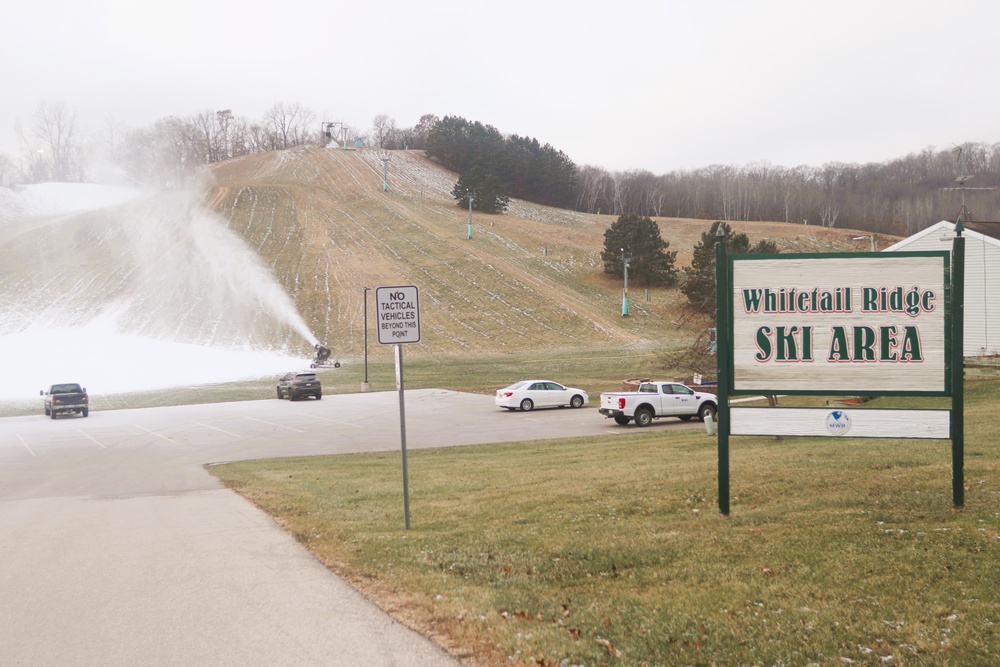 Fort McCoy staff preparing Whitetail Ridge Ski Area for late-December 2024 opening