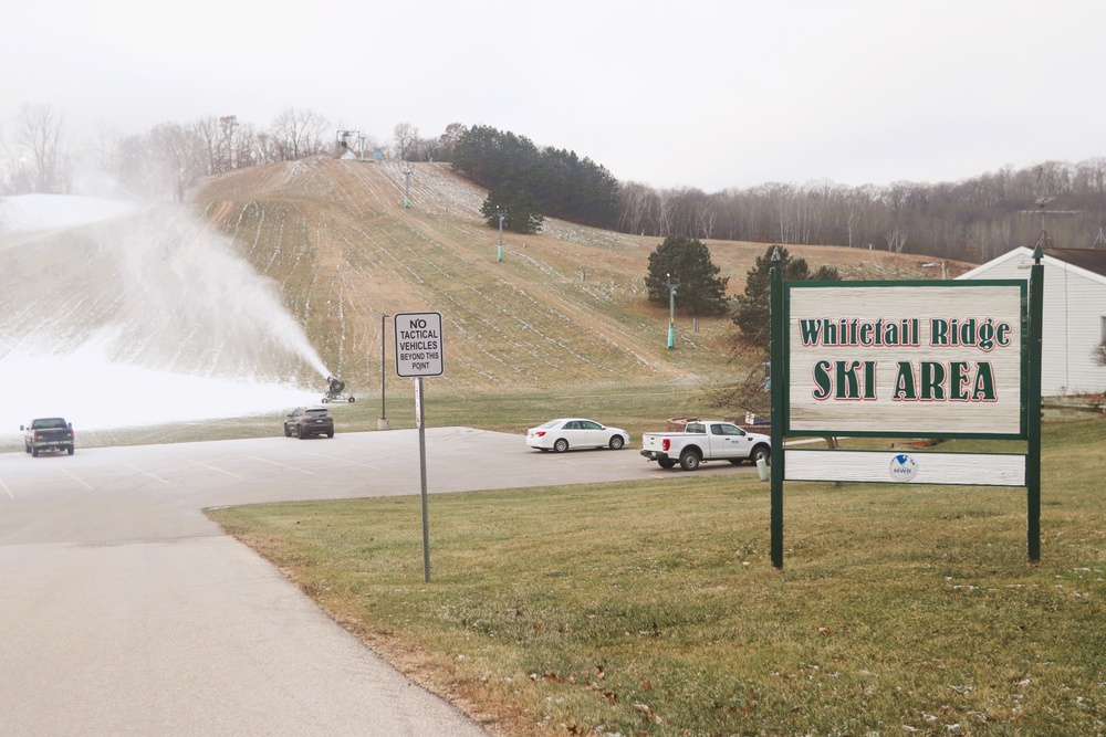 Fort McCoy staff preparing Whitetail Ridge Ski Area for late-December 2024 opening