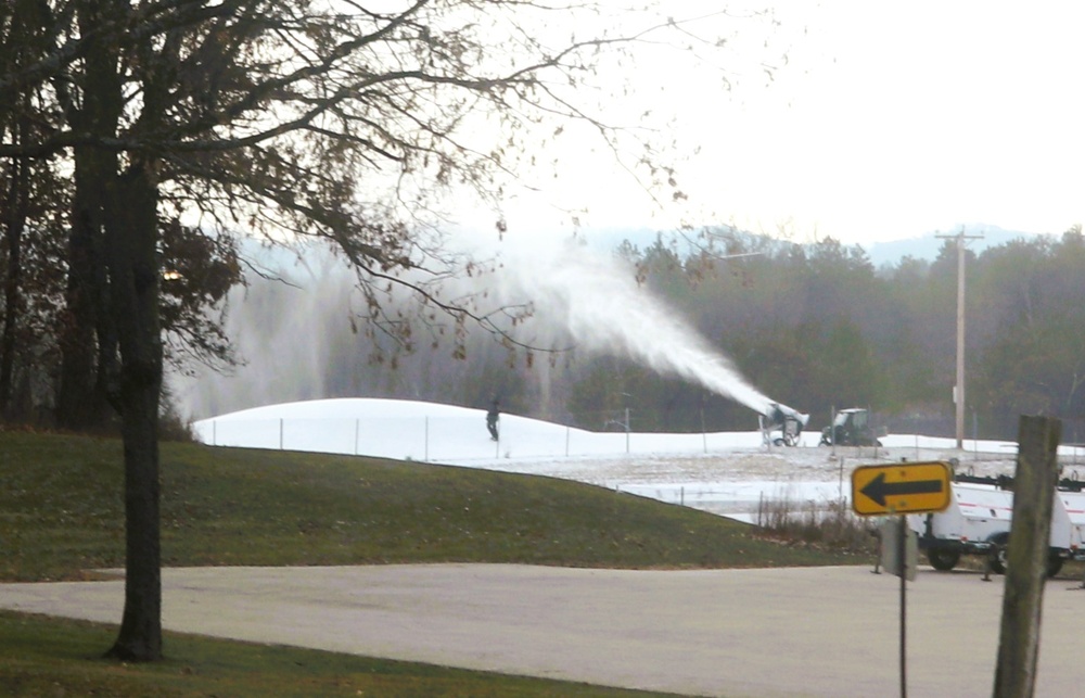 Fort McCoy staff preparing Whitetail Ridge Ski Area for late-December 2024 opening