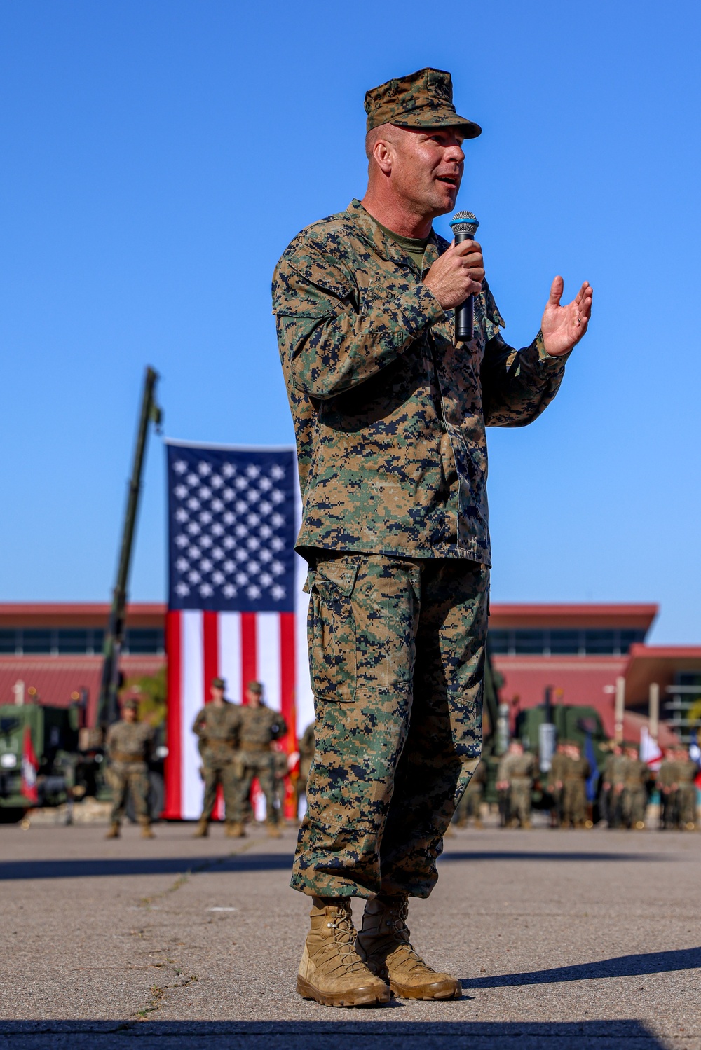 CLB-15 Conducts Change of Command Ceremony at Camp Pendleton