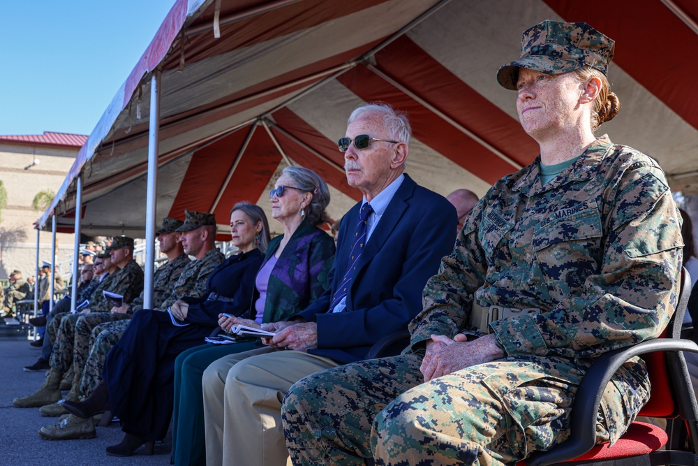 CLB-15 Conducts Change of Command Ceremony at Camp Pendleton