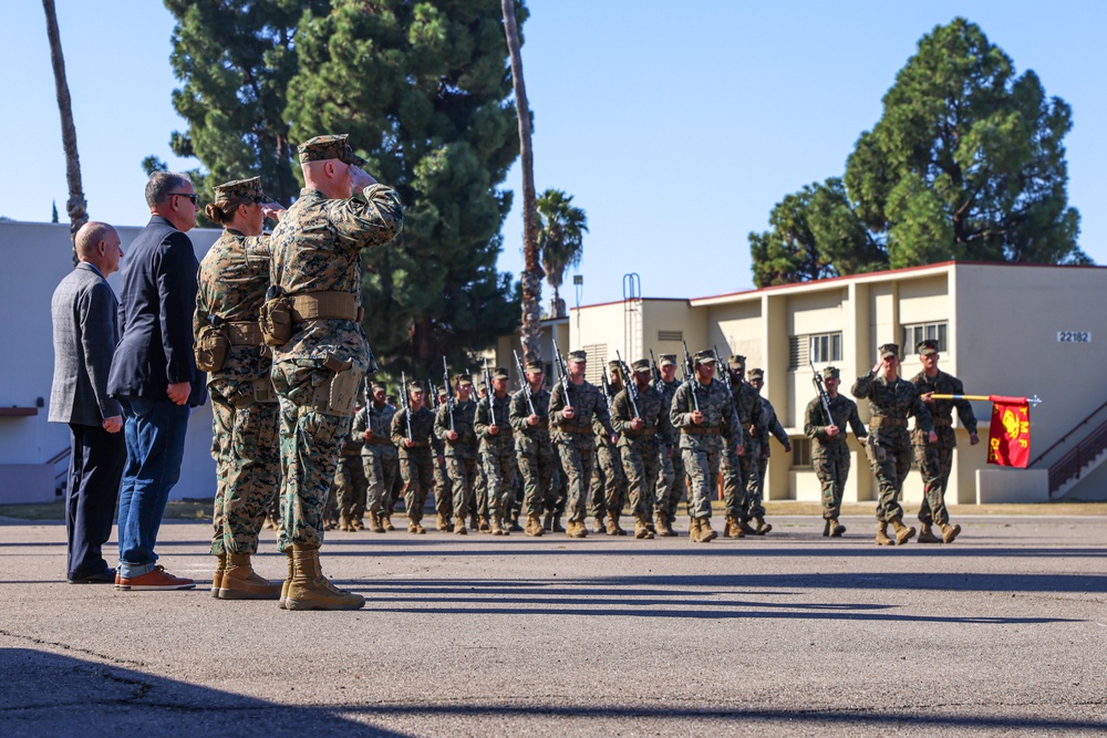 CLB-15 Conducts Change of Command Ceremony at Camp Pendleton