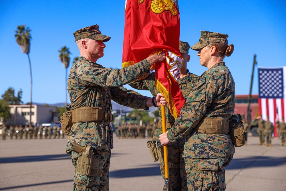 CLB-15 Conducts Change of Command Ceremony at Camp Pendleton