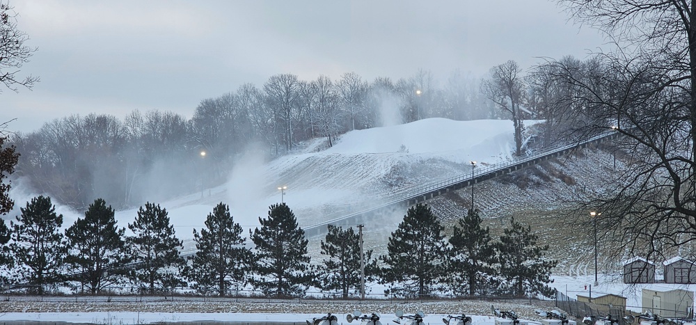 Fort McCoy staff preparing Whitetail Ridge Ski Area for late-December 2024 opening