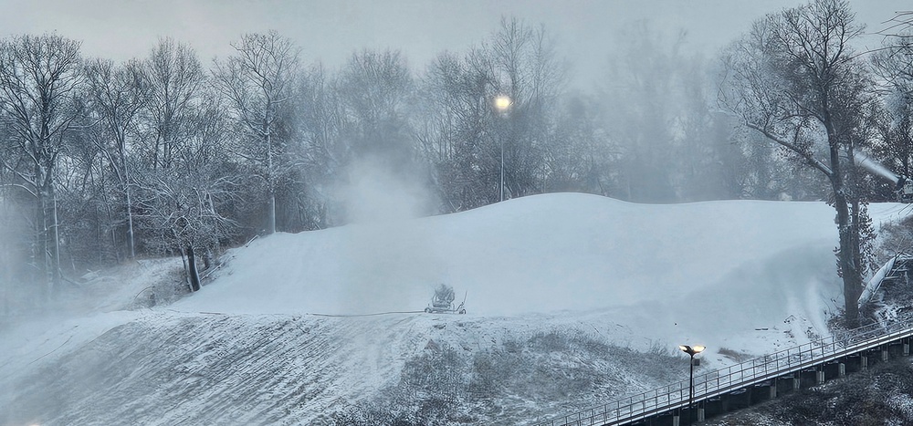 Fort McCoy staff preparing Whitetail Ridge Ski Area for late-December 2024 opening