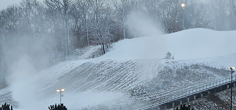 Fort McCoy staff preparing Whitetail Ridge Ski Area for late-December 2024 opening