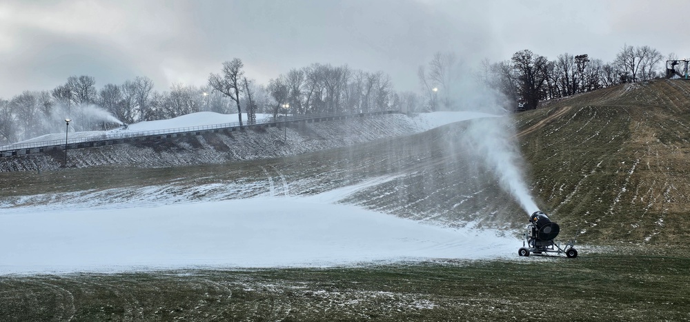 Fort McCoy staff preparing Whitetail Ridge Ski Area for late-December 2024 opening