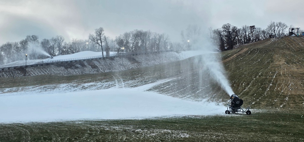 Fort McCoy staff preparing Whitetail Ridge Ski Area for late-December 2024 opening