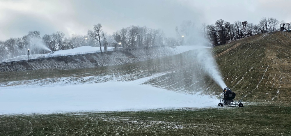 Fort McCoy staff preparing Whitetail Ridge Ski Area for late-December 2024 opening