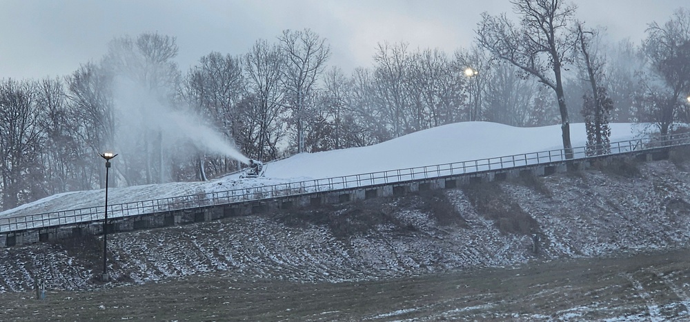 Fort McCoy staff preparing Whitetail Ridge Ski Area for late-December 2024 opening