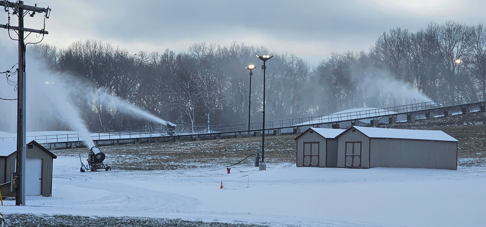 Fort McCoy staff preparing Whitetail Ridge Ski Area for late-December 2024 opening