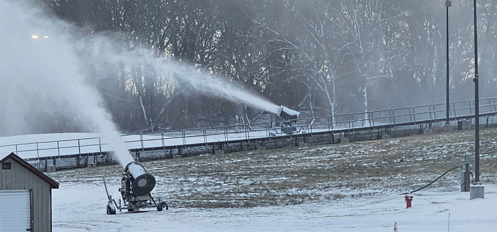 Fort McCoy staff preparing Whitetail Ridge Ski Area for late-December 2024 opening