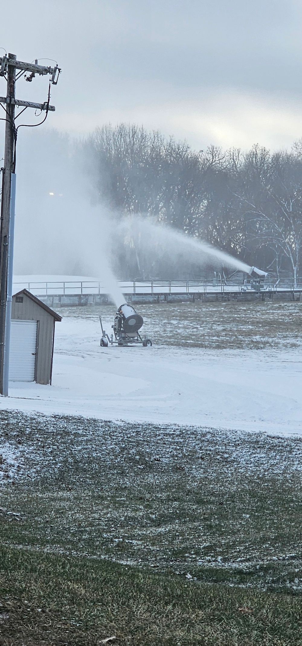 Fort McCoy staff preparing Whitetail Ridge Ski Area for late-December 2024 opening