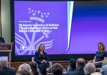 Deputy Secretary Hicks provides fireside remarks at RUSI