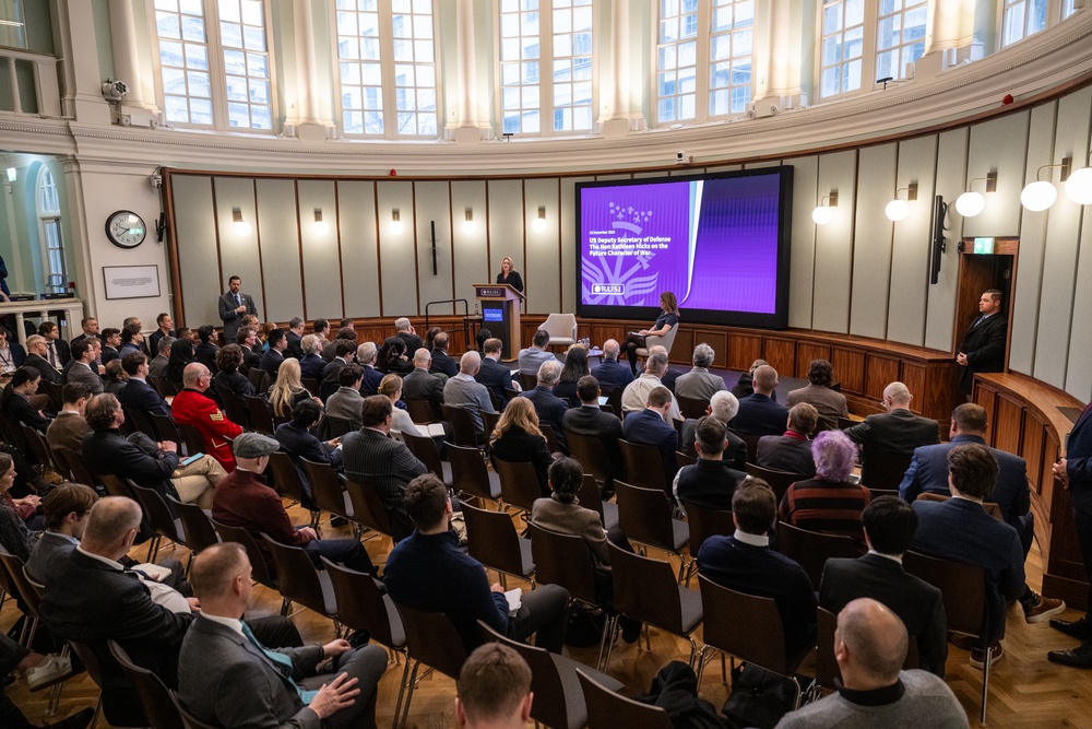 Deputy Secretary Hicks provides fireside remarks at RUSI