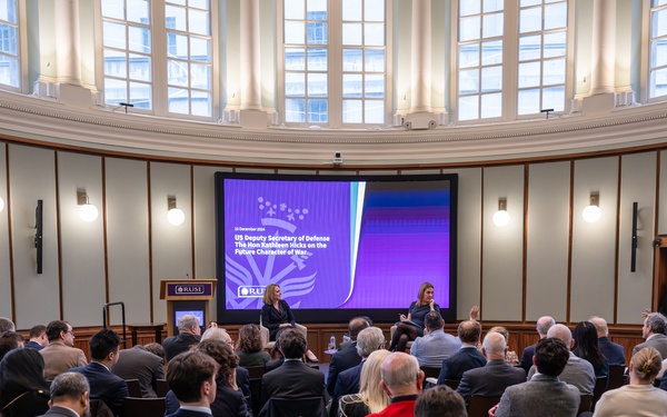 Deputy Secretary Hicks provides fireside remarks at RUSI