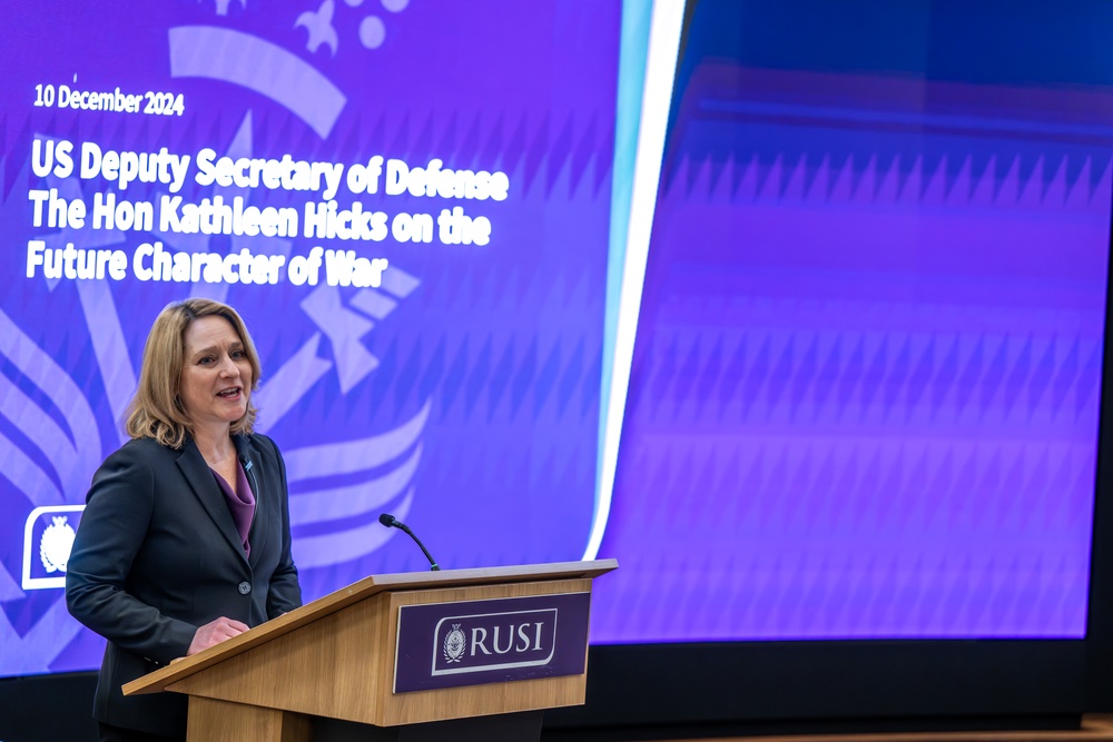 Deputy Secretary Hicks provides fireside remarks at RUSI