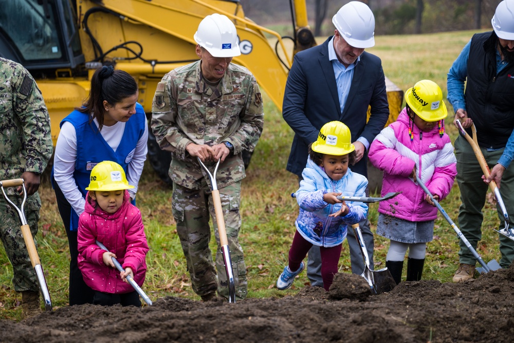 Investing in families: Andrews breaks ground on $25M child development center