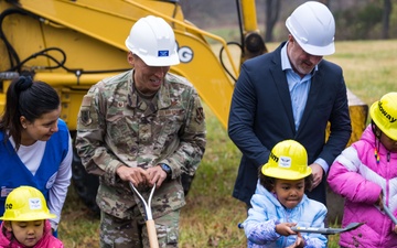 Investing in families: Andrews breaks ground on $25M child development center