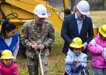 Investing in families: Andrews breaks ground on $25M child development center