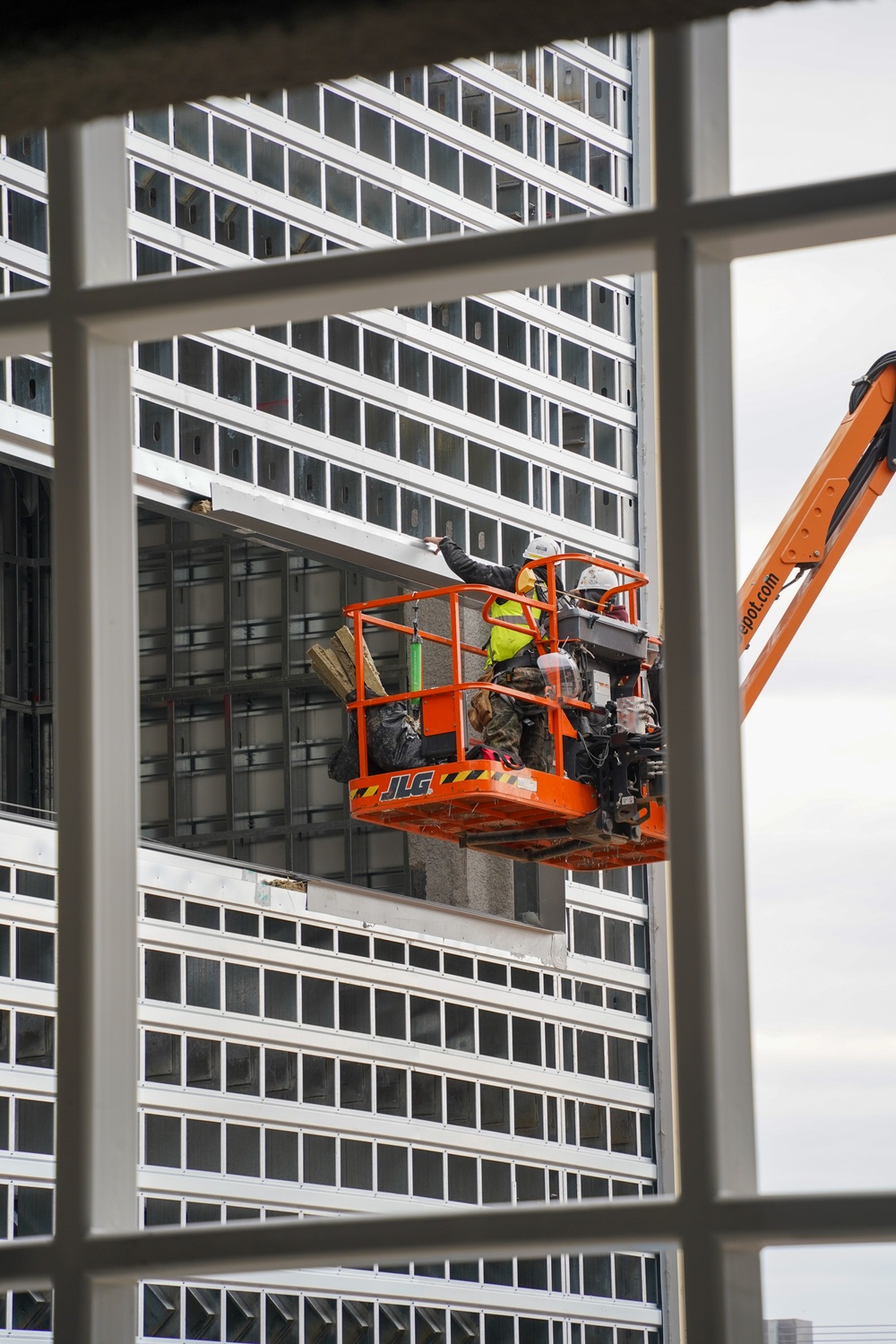 Construction continues at the Louisville VA Medical Center Dec. 4, 2024