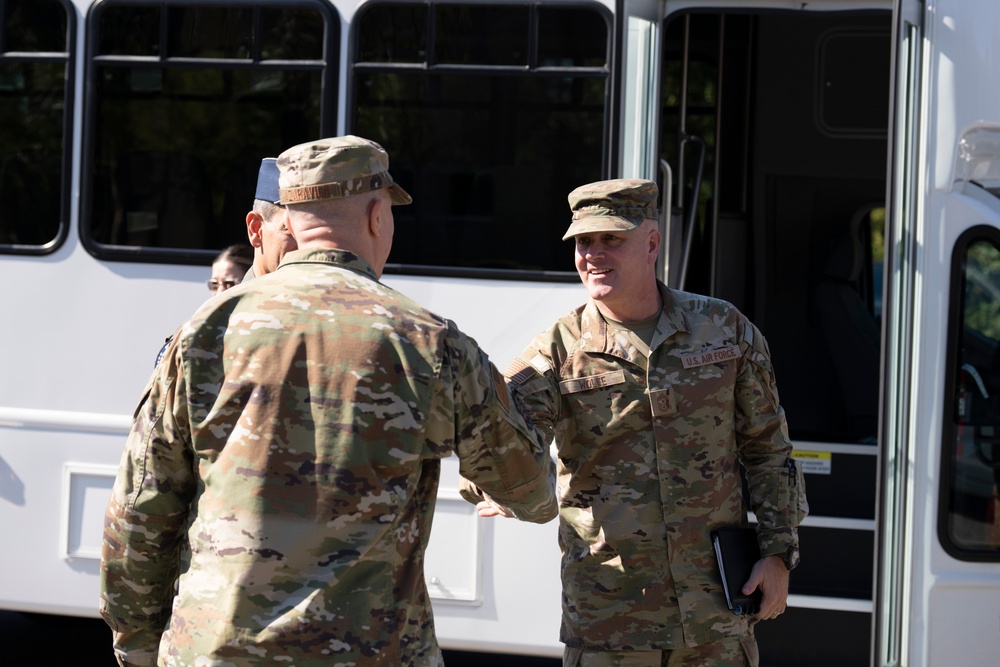 ACC leaders visit command’s sole C2 wing