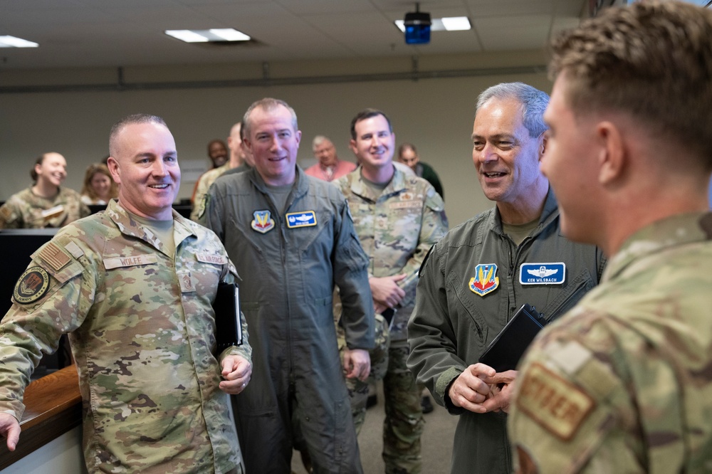 ACC leaders visit command’s sole C2 wing