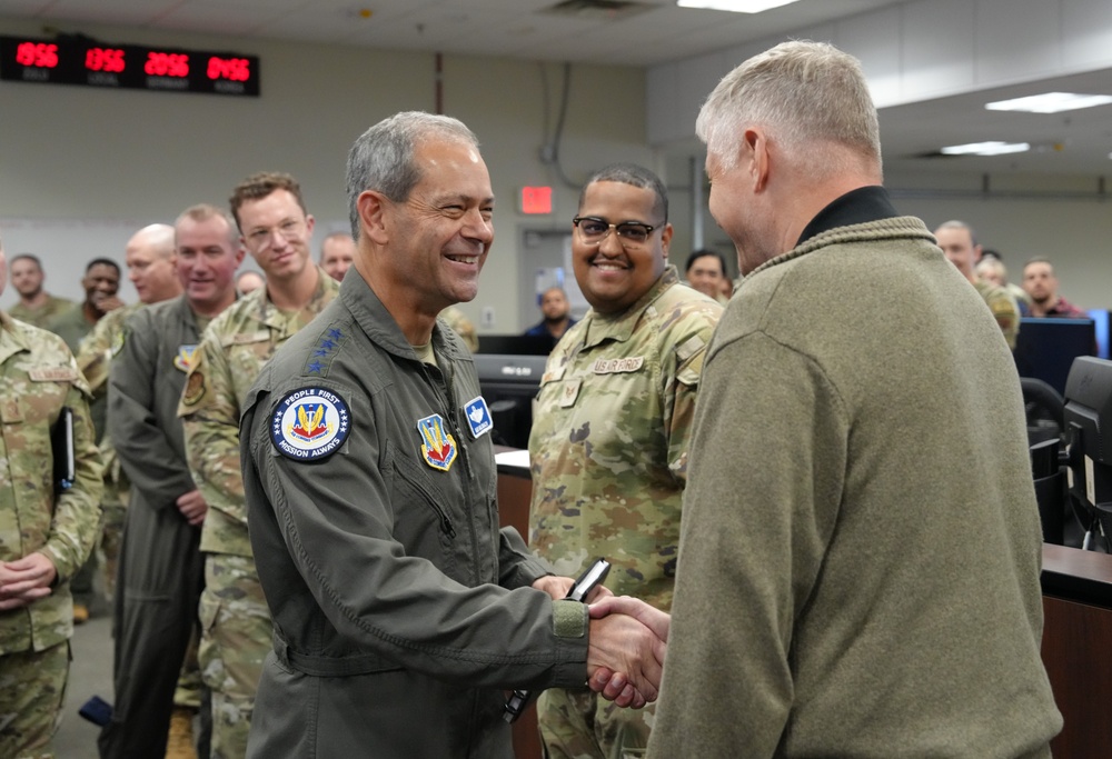 ACC leaders visit command’s sole C2 wing