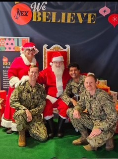 Navy Exchange patrons enjoy holiday festivities