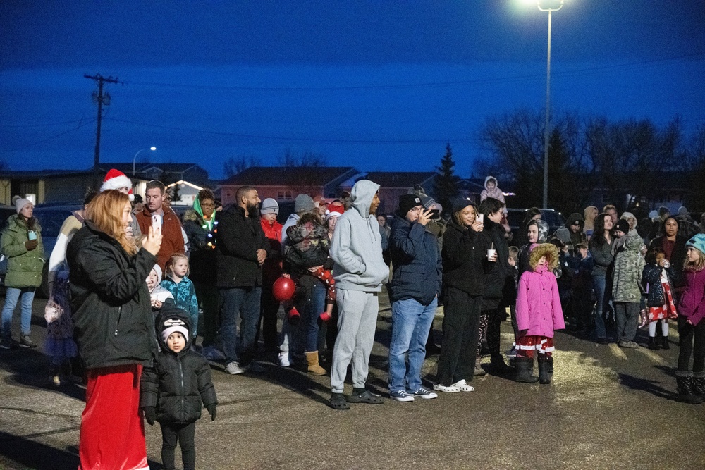 Team Minot hosts a tree lighting ceremony at Northern Lights Chapel